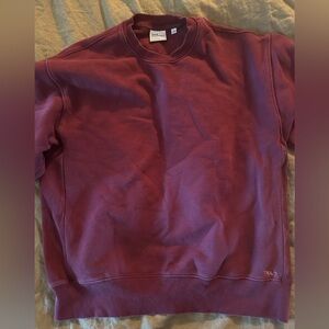 TNA cozy fleece boyfriend fit crewneck sweatshirt